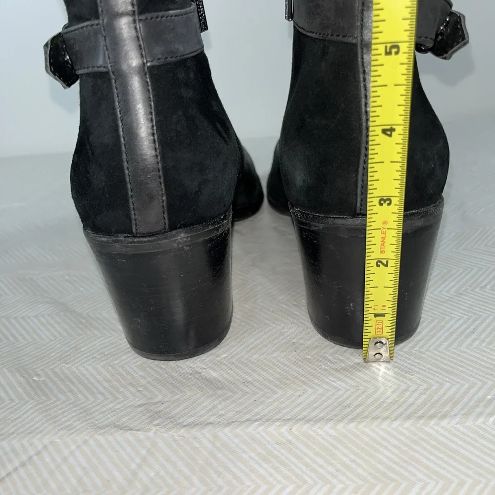 Sperry Women's Ambrose Ankle Boots Size 9.5 M Black‎ Suede Leather STS90524